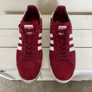Burgundy Adidas Campus